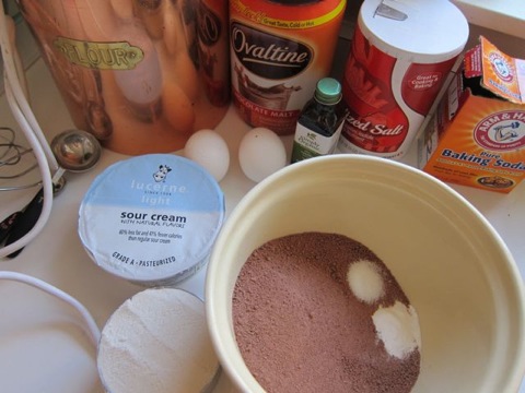 Chocolate Malted Cake 1