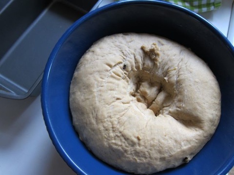 Coffee bread punched