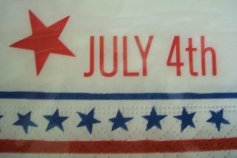 July 4th napkins
