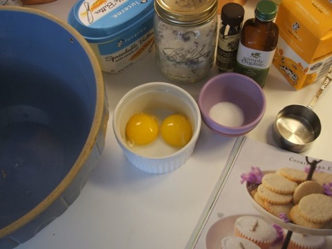 Lavender cookies ingredients