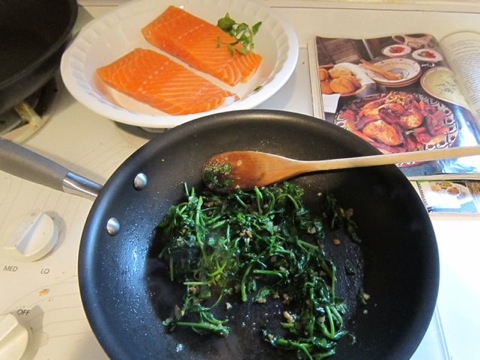Salmon watercress 4