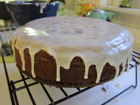 Treaclel sponge on rack